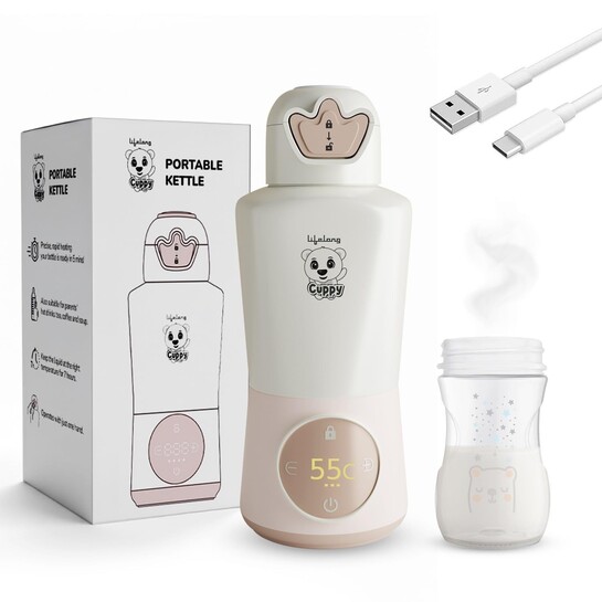 Electronic Rechargrable Heat Bottle for Milk or water warming