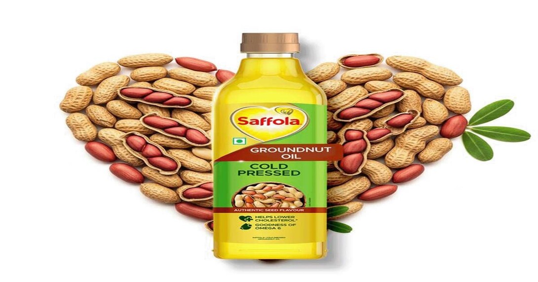 Instamart - Saffola Cold Pressed Groundnut Oil | 100% Cold Pressed Groundnut Oil 1L × 2