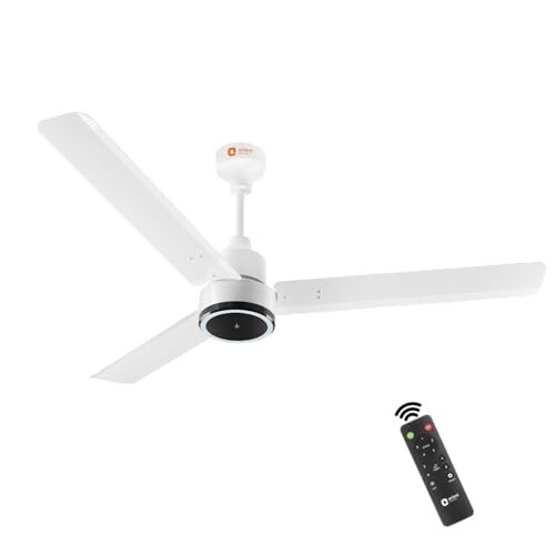 Orient Electric Zeno 1200mm BLDC Ceiling Fan with Remote | 5 Star Rated Energy Saving Fan (White)