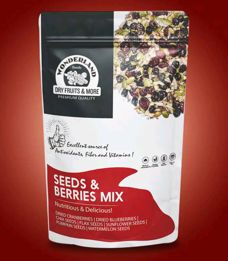 Blinkit : Wonderland Foods Seeds & Berries Mix 200 g 