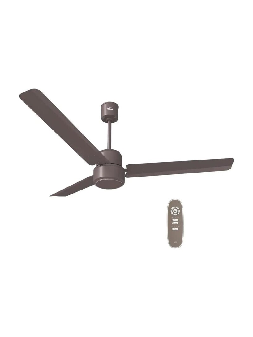 Reo by Havells Unnovate|Remote Controlled|Reverse Rotation Mode, BLDC Motor 1200 mm Ceiling Fan (5 Star | Cocoa Brown | Pack of 1)