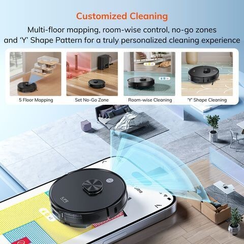 ILIFE T20s Ultra Self-emptying Robot Vacuum with LiDAR Navigation