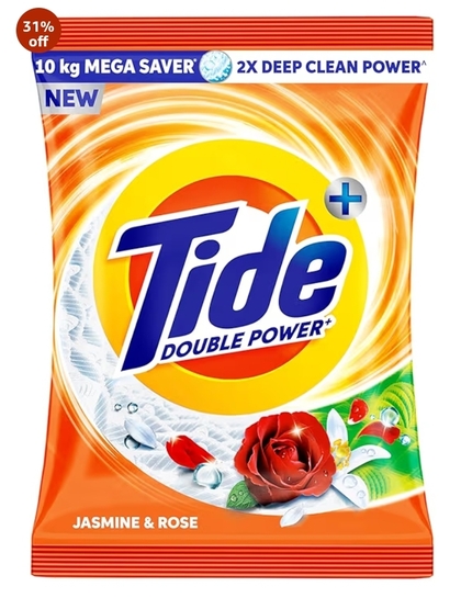 Amazon - Tide plus 10kg detergent at Rs583 rose and jasmine (Need to play game and collect reward)