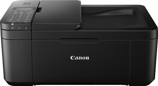 Canon E4570 Multi-function WiFi Color Inkjet Printer with Voice  Activated Printing Google Assistant and Alexa with Auto Duplex feature and Auto-document feeder (Ink Cartridge)