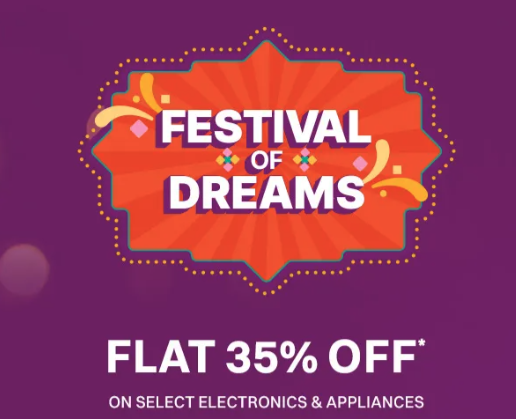 Croma Festival of Dreams Flat 35% Off On Select Electronics & Appliances