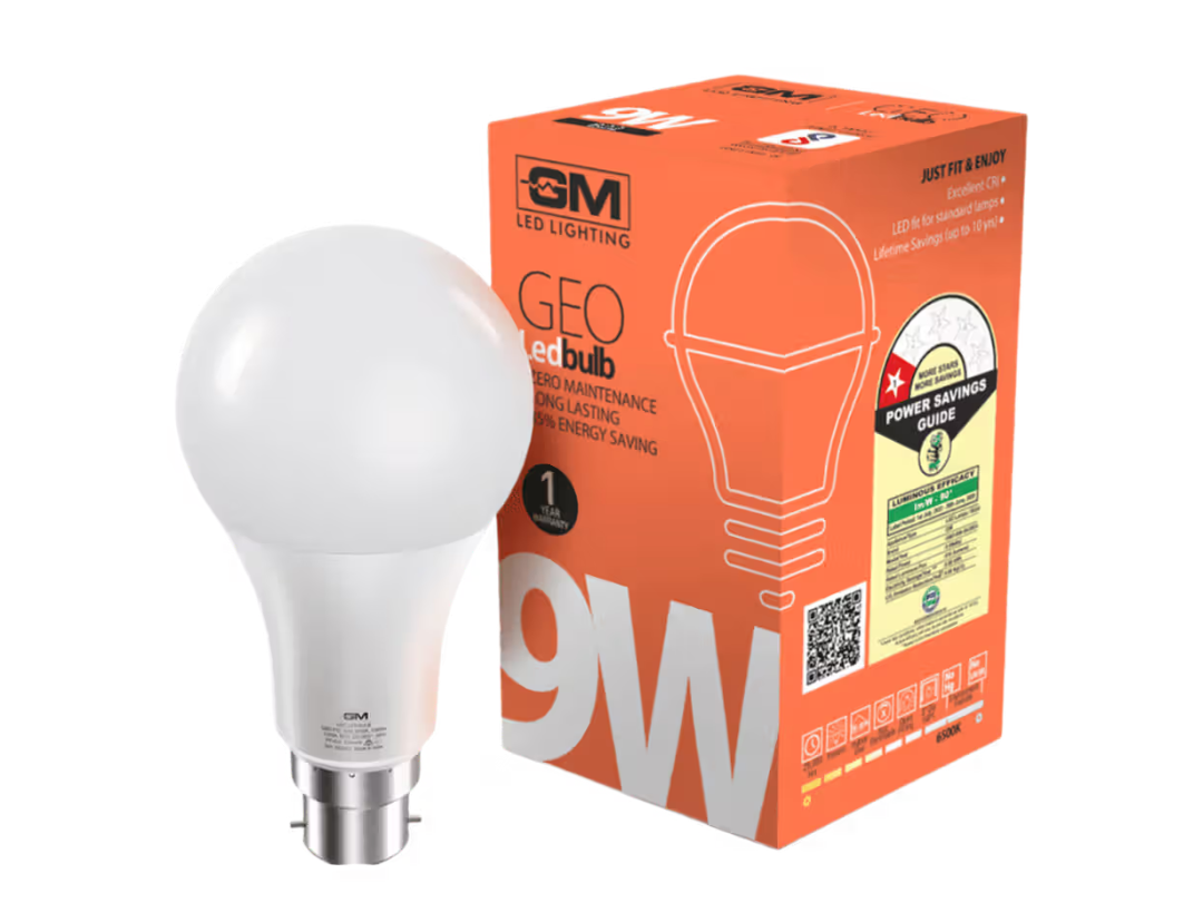 Instamart - GM GEO 9W LED BULB, 6500K White Cool Day Light Bulb on Instamart