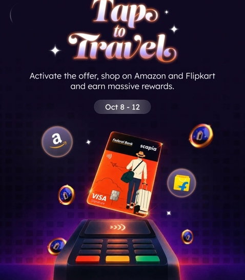 Scapia - Earn 10k extra rewards with 50k+ spends on Amazon/Flipkart