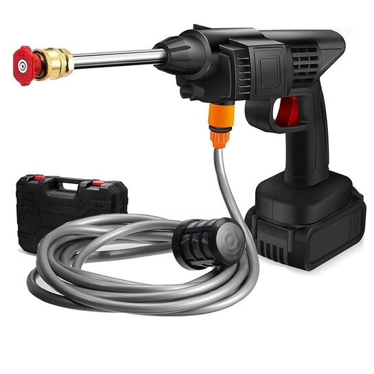 ARTO High Pressure Washer Cordless, 48V Rechargeable Portable Car Washer Machine with 3-in-1 Nozzle & 5M Hose for Car, Bike, Home (Battery Included)