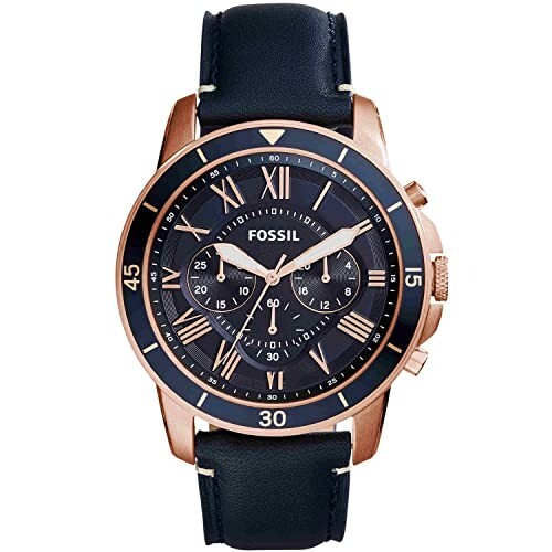 Fossil Analog Blue Dial Men's Watch
