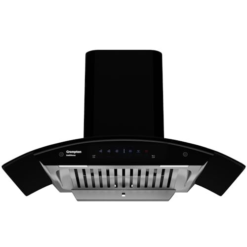 Crompton Intelli Sense 90cm 1439m3/hr Curved Chimney