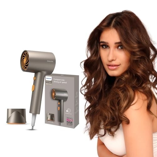 Philips India's No.1 Hair Styling Brand - Glass like Shine Hair Dryer | 1600W | BHD321