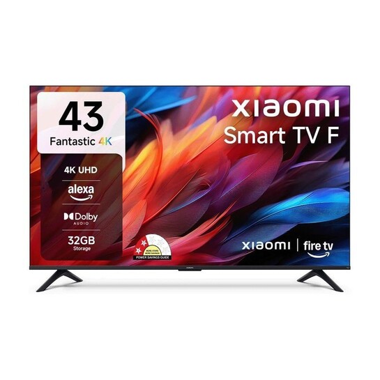 XIAOMI F Series 108 cm (43 inch) Ultra HD (4K) LED Smart Fire TV with Dolby Audio | Box Speakers | Alexa | 32GB Storage | Filmmaker Mode| Mi TV (L43MB-FIN)