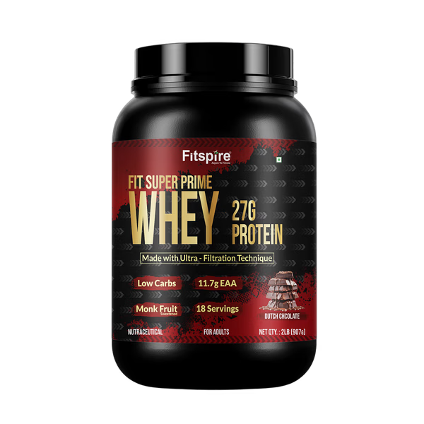 Instamart : Fitspire Fit Super Prime Dutch Chocolate Whey Protein 907g