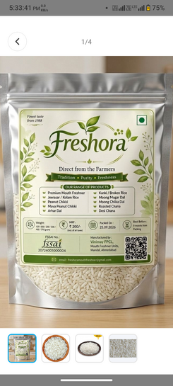 Digihaat :- Freshora broken rice 450 gm