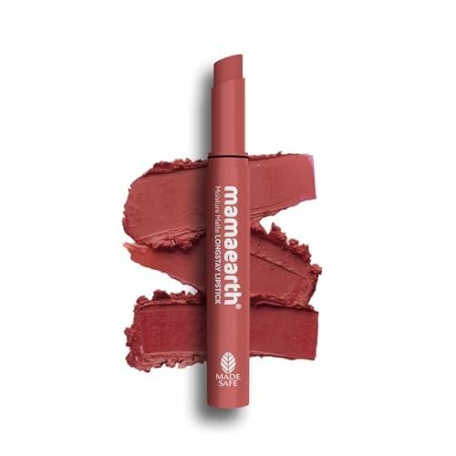 Mamaearth Moisture Matte Longstay Lipstick with Avocado Oil & Vitamin E for 12 Hour Long Stay-01 Carnation Nude - 2 g