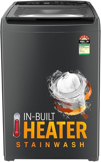 Whirlpool 8 Kg, 5 star, 5 MAGIC CLEAN PRO SW H Fully Automatic Top Load Washing Machine (MAGIC CLEAN PRO SW H KG GREY 10YMW with In-Built Heater)