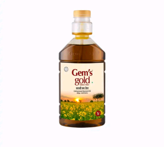 Blinkit - Gem's Gold Cold Pressed Mustard Oil 1L(location specific)
