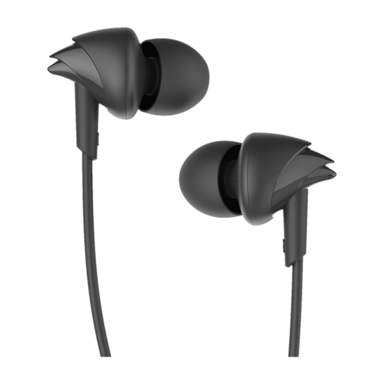 boAt Bassheads 100 Wired Earphones Wired Headset (Black, In the E...more