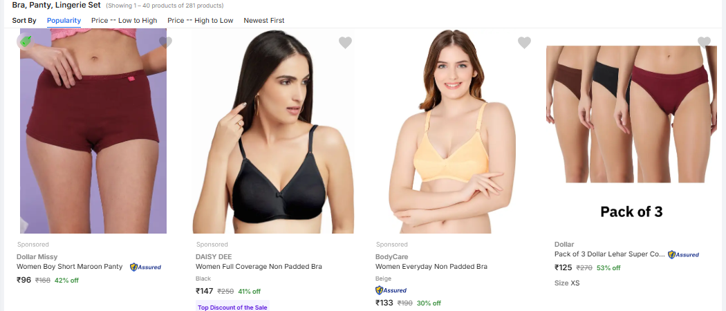 Bra, Panty, Lingerie Set