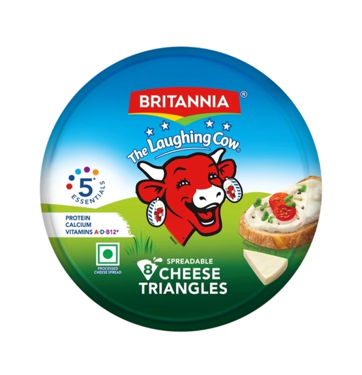 Britannia The Laughing Cow  Processed Cheese Triangle (120 g)