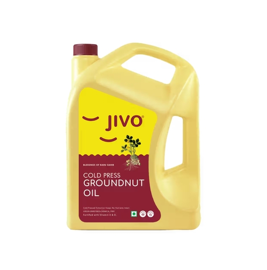 Jivo Cold Pressed oil Groundnut Oil (5 litres)