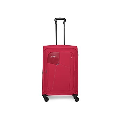 Skybags Rubik Soft Case Cabin (Small Size) Trolley Bag, Red
