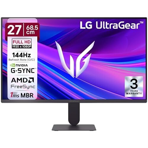 LG 27G411A 68.5 cm(27 Inch) Ultragear FHD(1920 x 1080) IPS Gaming Monitor, Slim Stand, Black