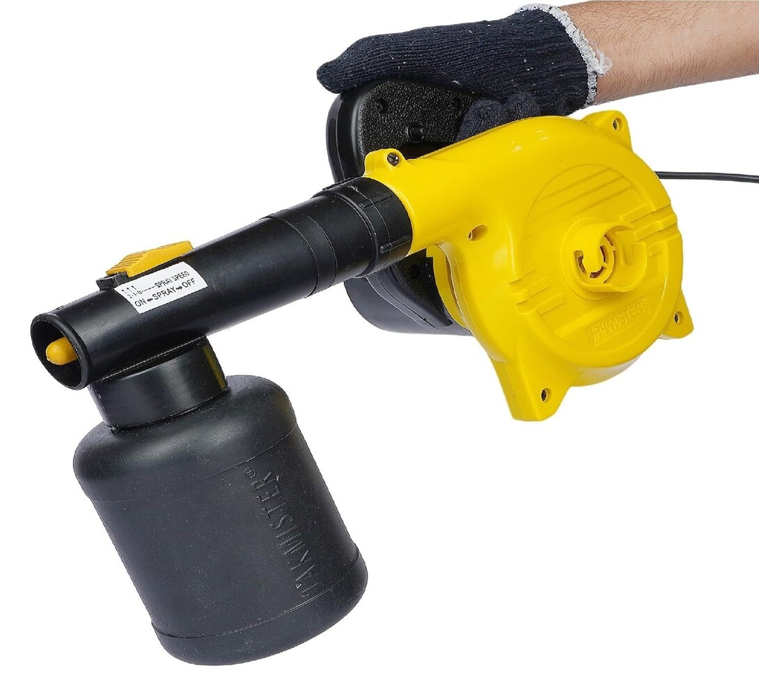 Jakmister 4in1-750W-Variable Speed Water Blower/Sanitizer Machine/Vacuum Cleaner/Paint Sprayer/Air Blower Machine Dust Cleaner(Anti-Vibration) Unbreakable Multi-Purpose