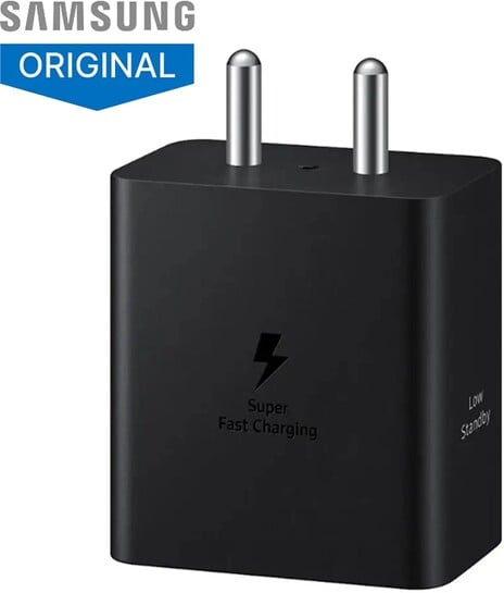 Samsung 45 W GaN 3 A Wall Charger for Mobile (Black)