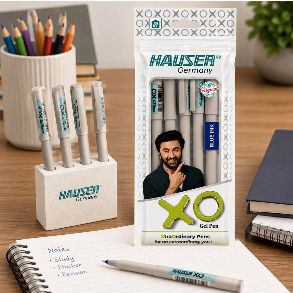 JioMart - Hauser XO Blue Gel Pen Pack of 5