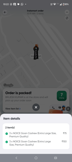 Noice kaju 85 percent discount