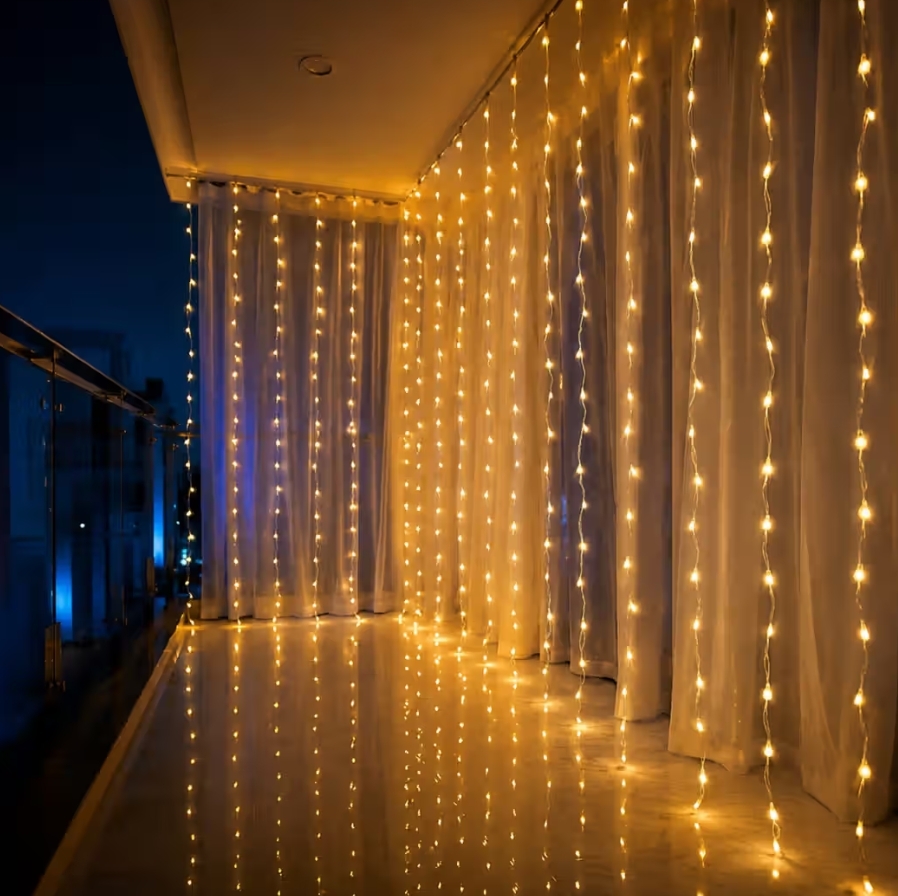 DesiDiya Pixel LED String Lights (22m, Warm WHite, Festive Special) 