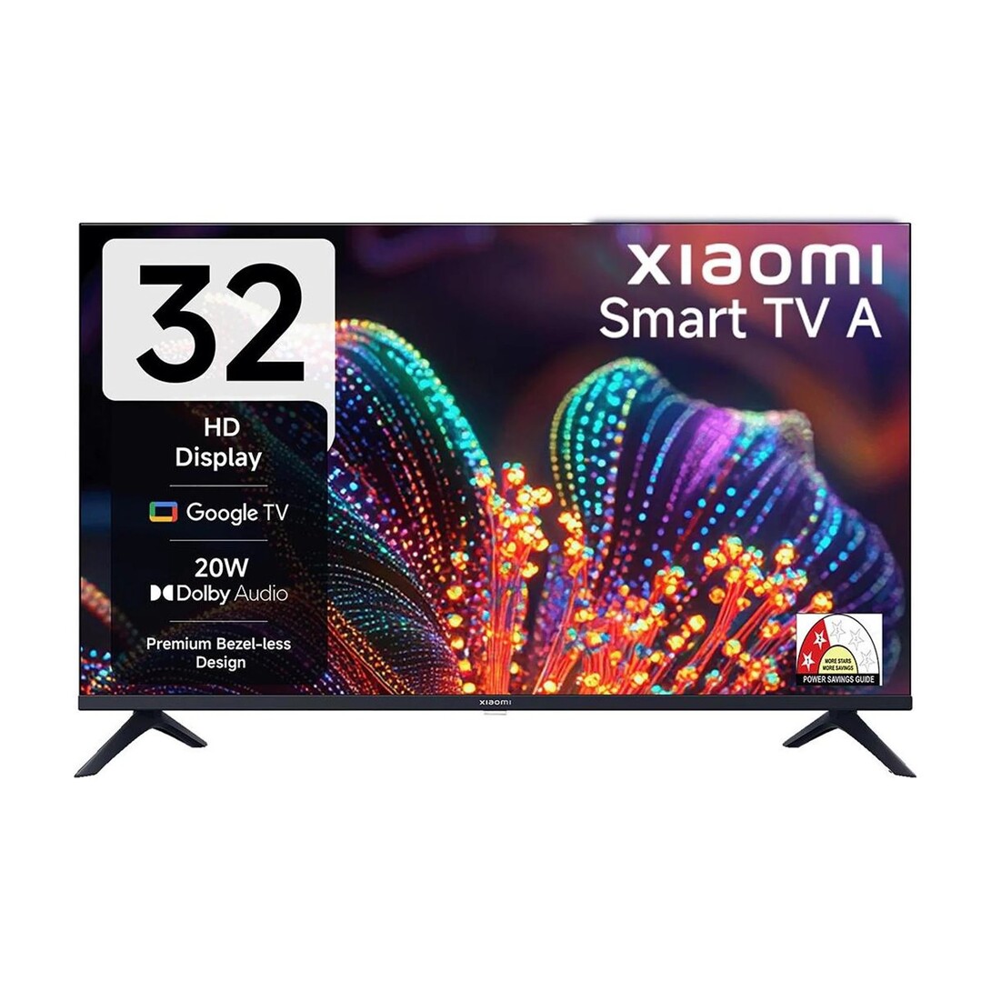 XIAOMI A 80 cm (32 inch) HD Ready LED Smart Google TV with 200+ Free Channels | HDR 10 | Dolby Audio | Premium Metal Bezel-less Design 