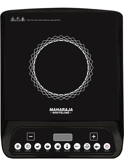 MAHARAJA WHITELINE 1300 W Induction Cooktop Touch Panel (Black, I...more
