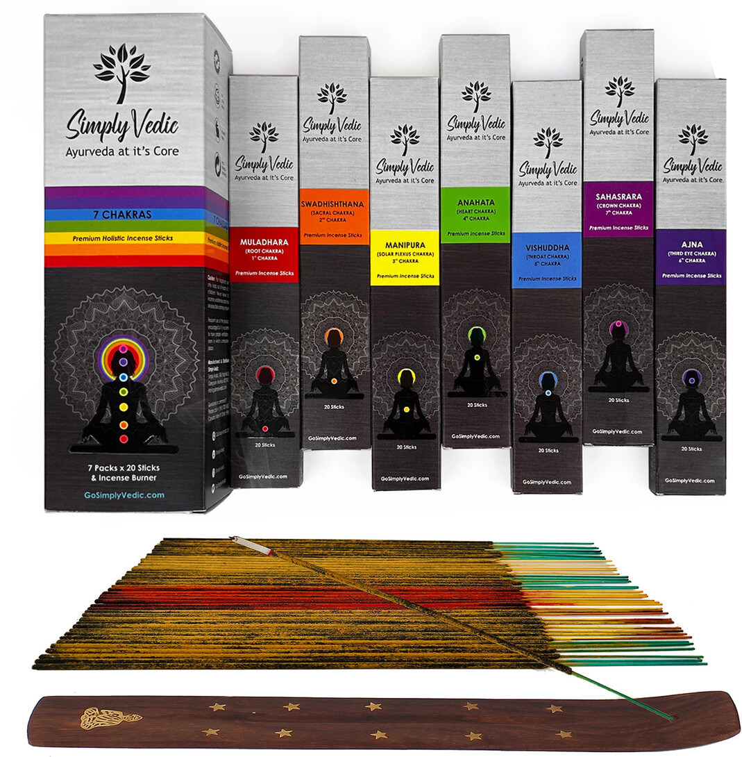  HISTORICAL LOWEST PRICE EVER! Simply Vedic 7-Chakra Agarbatti @ ₹353 Only  | 75% OFF