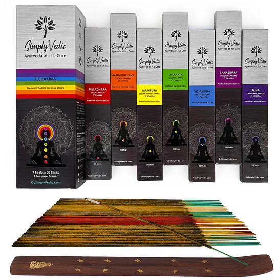  HISTORICAL LOWEST PRICE EVER! Simply Vedic 7-Chakra Agarbatti @ ₹353 Only  | 75% OFF