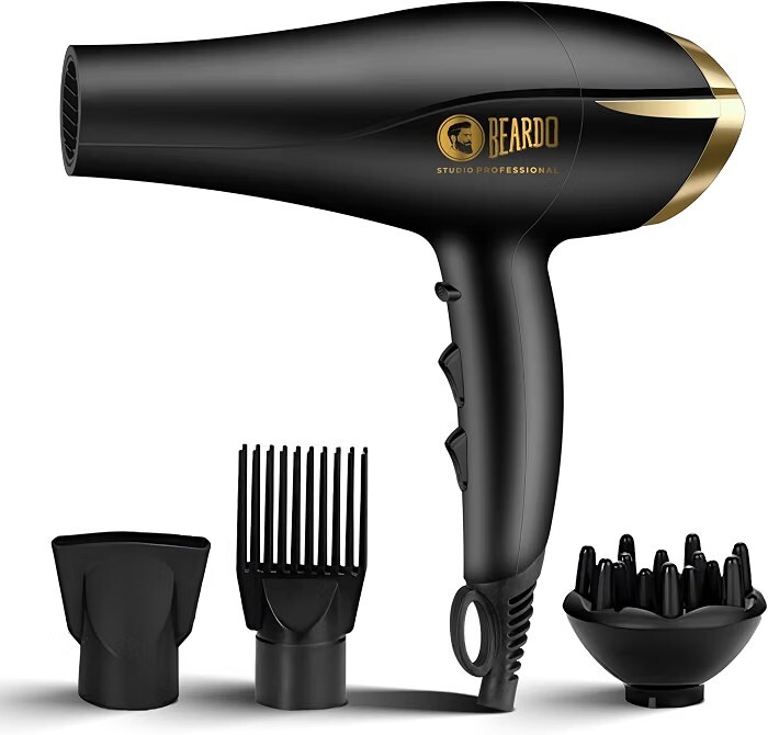 BEARDO Studio Professional Tornado Hair Dryer With 2000 Watts Power|Ac Motor
