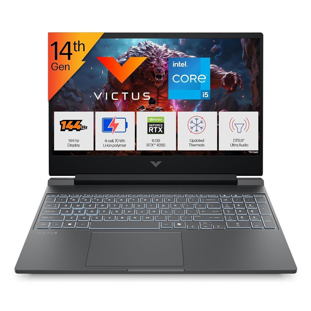 HP Victus,13th Gen Intel core i7-13650HX, 6GB RTX 4050, 24GB DDR5(Upgradeable), 512GB SSD