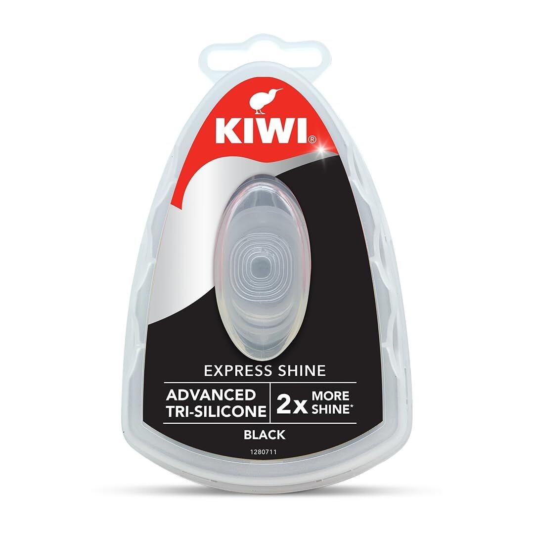Kiwi Express Shine Sponge - Black, 1 Pc