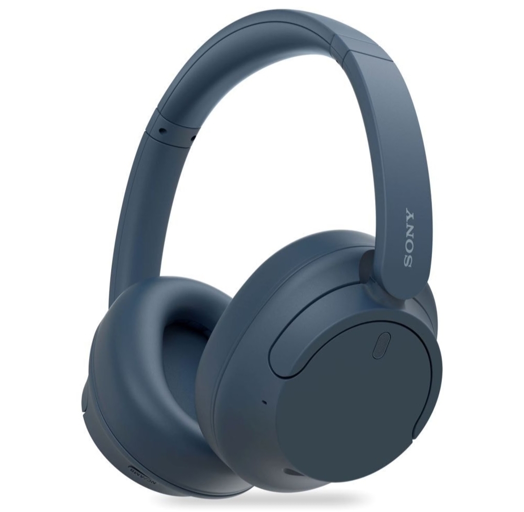 Sony WH-CH720N Over-the-Ear Bluetooth Headphone with Active Noise Cancellation, Upto 35 hrs of playtime, Quick Charging, Bluetooth v5.2, Google, Alexa Voice Assistant, Blue