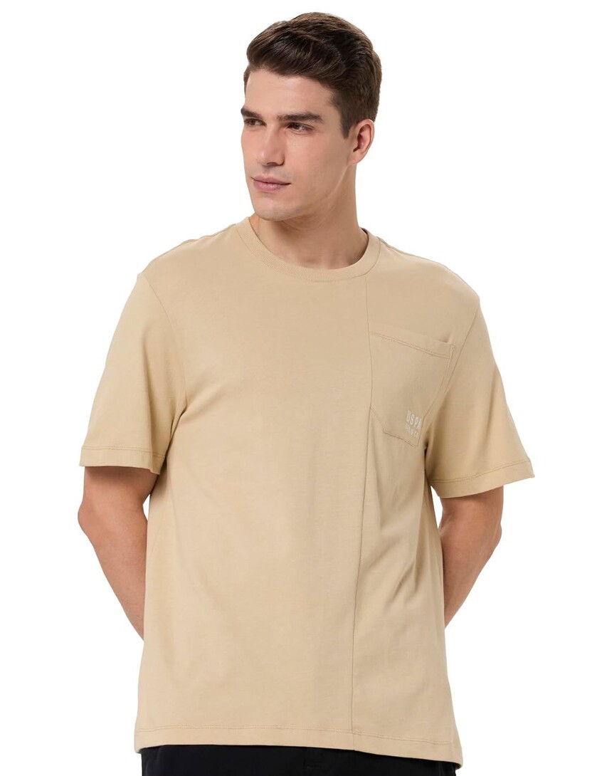 U. S. POLO ASSN. Men's Solid Oversized Fit T-Shirt