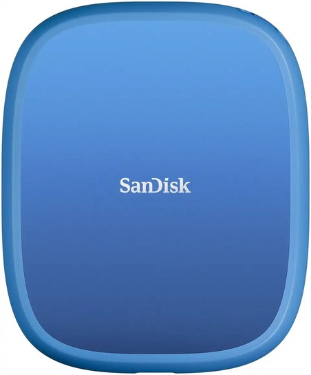 SanDisk Creator Phone SSD 2TB, compatible with MagSafe, up to 1000 MB/s read speeds 2 TB External Solid State Drive (SSD) (Blue)