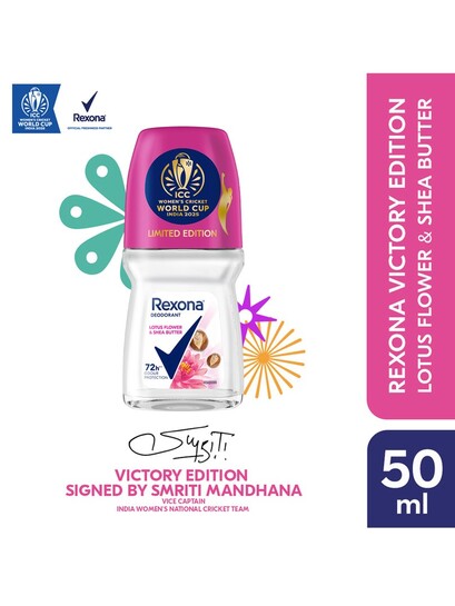 Buy REXONA Women Lotus Flower & Shea Butter Limited Edition Antiperspirant Roll On 50ml - Roll Ons for Women 37088589 | Myntra