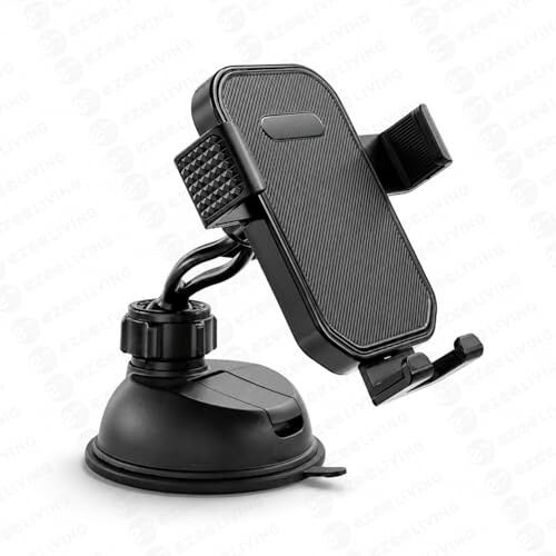 Ezee Living Air Vent Car Dashboard Mobile Holder - Strong Suction 360° Rotation
