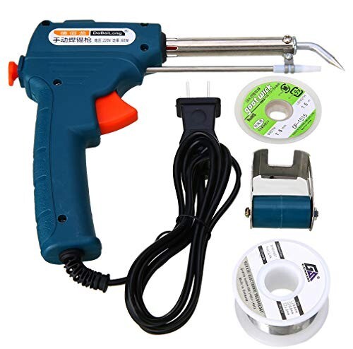 DIY Crafts Design No # 2, Pack of 1 Set, 220V 60W Automatic Send Tin Electric Soldering Iron Wedling Gun Rework Station Com(Design No # 2, Pack of 1 Set)