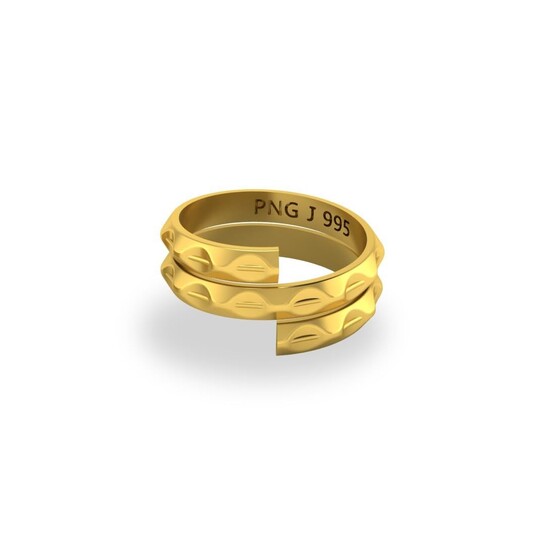 PNG Jewellers 0.5 gram Vedhani Gold Ring 24 kt (995)