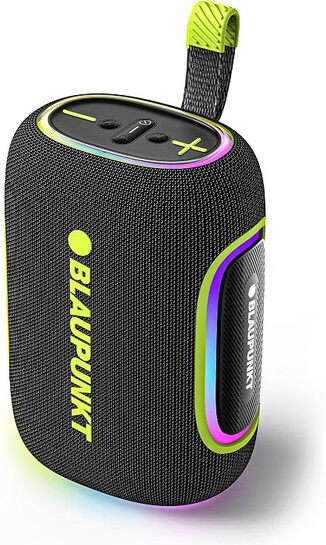 Blaupunkt ATOMIK OMG ATOM 60W Portable Bluetooth Speaker, Advanced DSP Sound, 100 Years German Legacy Audio