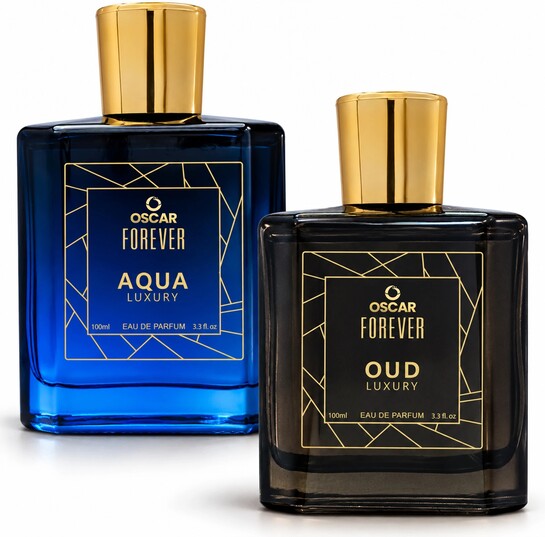 OSCAR Forever Luxury Aqua & Oud Premium Perfume Combo, Strong & Long Lasting Fragrance Eau de Parfum  -  200 ml (For Men & Women)
