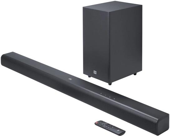 JBL Cinema SB580 Dolby Atmos Soundbar with Wireless Subwoofer (440 W, HDMI eARC) @ Rs.19999