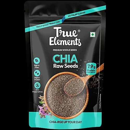 True Elements Raw Chia Seeds 500g